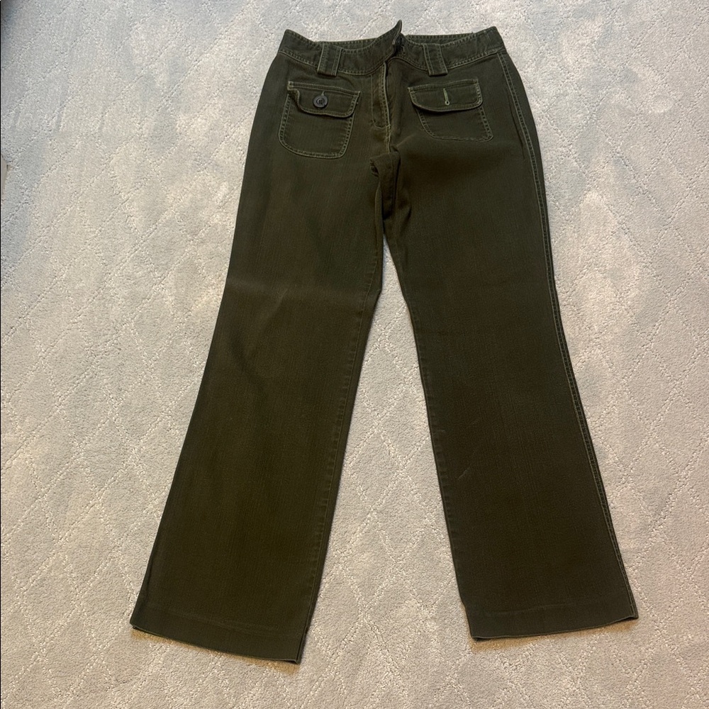 Olive green pants